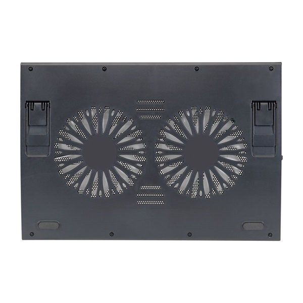 Conceptronic Notebook Hűtőpad 17"-ig - THANA02B (USB, 2x12,5cm, állítható magasság, csúszásmentes, fekete)
