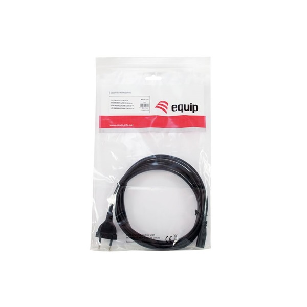 Equip Kábel - 112161 (Notebook tápkábel, nem földelt, 3m)