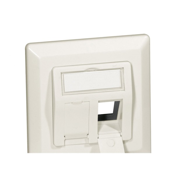 Equip Keystone Fali aljzat - 760303 (2 port, Cat6, UTP, fehér)