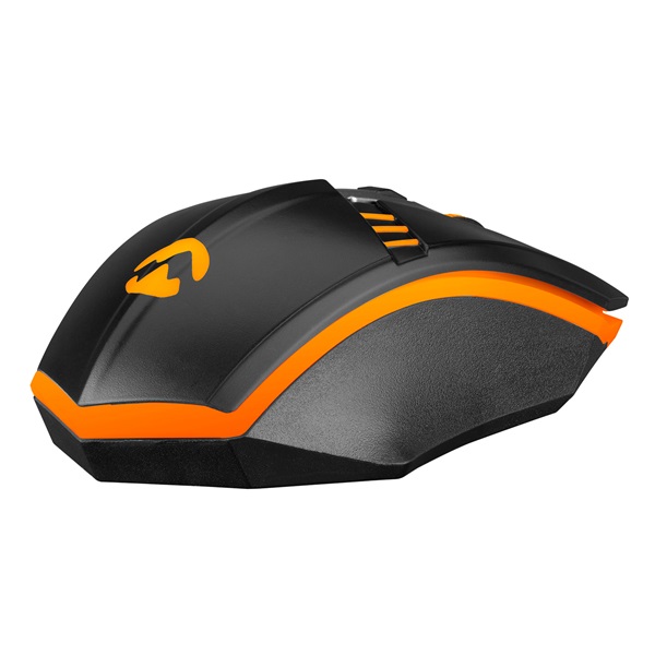 Everest Gamer Egér - SM-G97 GANK (7200 DPI, 4gomb, 1,5m harisnyázott kábel,optikai, fekete, RGB LED)