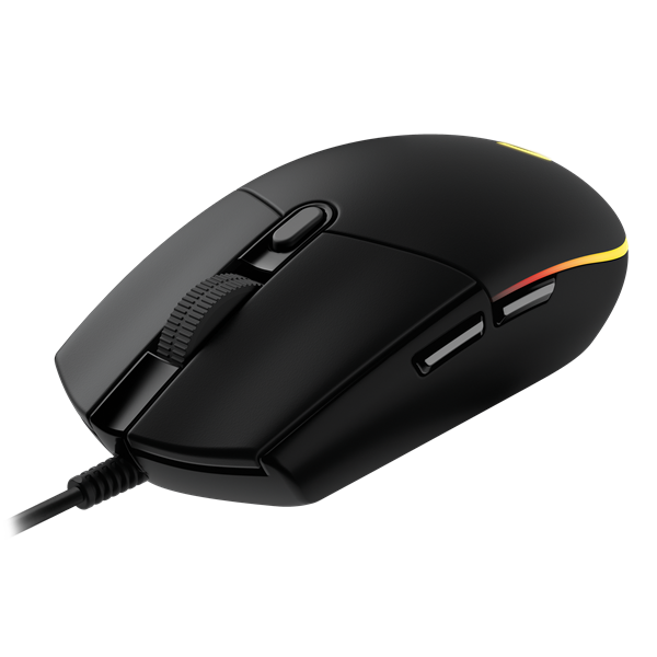 Logitech Egér - G102 Lightsync (Vezetékes, Gaming, Optikai, USB, 8000 DPI, fekete)
