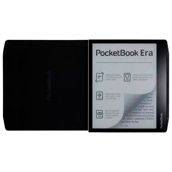 POCKETBOOK e-book tok - ERA Charge gyári Tok Fekete