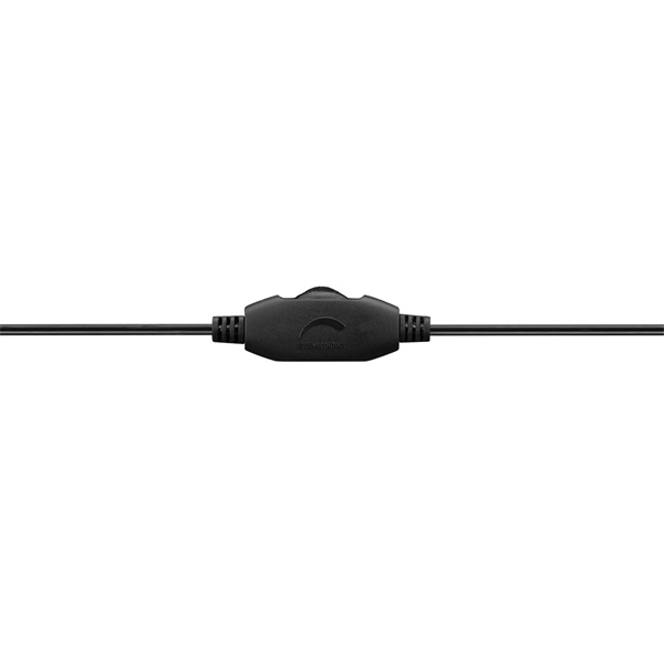 Snopy Fejhallgató - SN-660 Office (mikrofon, 3.5mm jack, hangerőszabályzó, fekete)