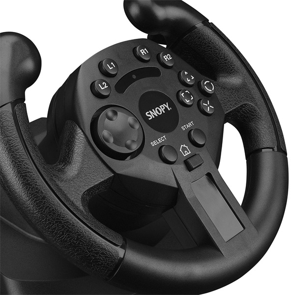 Snopy Gamer kormány - Snopy SG-37C3 (PS3/PC, pedálszett)
