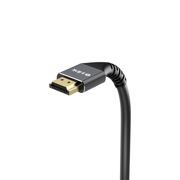 S-Link Kábel - SLX-HD4K15 (HDMI2.0 kábel, 4K/30Hz, apa/apa, aranyozott, 15m)
