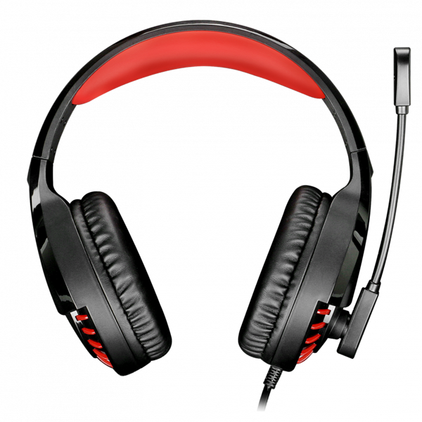 Spirit of Gamer Fejhallgató - PRO-H3 Red (MultiPlatform, mikrofon, 3.5mm jack, hangerőszabályzó, 2m kábel, narancssárga)