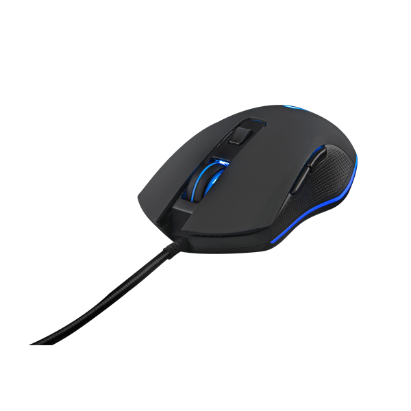 The G-Lab Gamer Egér - KULT HELIUM (3200 DPI, 6 gomb, makro, 1,8m kábel, RGB LED, fekete)