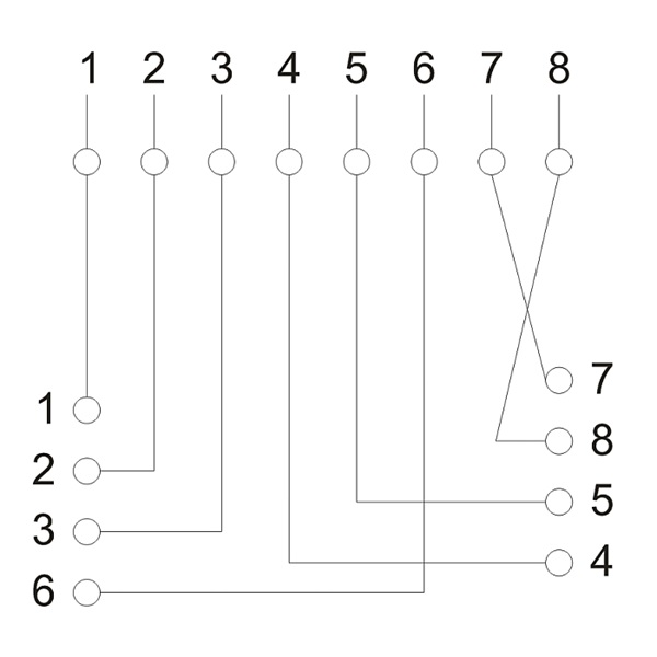 VEZ Fali aljzat - 05396 (Cat5e, FTP, RJ45, árnyékolt, fehér)
