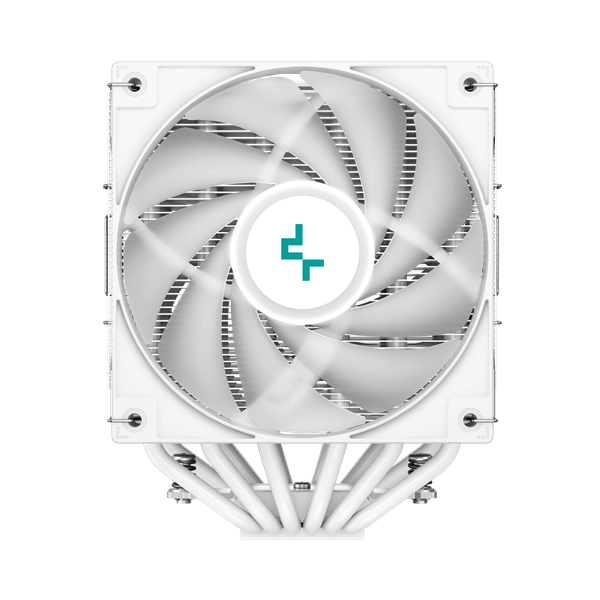 DeepCool CPU Cooler - AG620 WH ARGB (29,4 dB; max, 115,32 m3/h; 4pin PWM, 6 db heatpipe, 12cm, A-RGB LED, fehér)