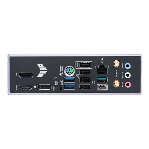 Asus Alaplap - AMD TUF GAMING B650M-E WIFI AM5 (B650, Micro-ATX, 4xDDR5 7600+MHz, 4xSATA3, 2x M.2, HDMI+2xDP)