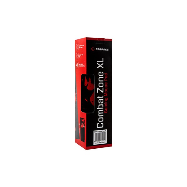Rampage Egérpad - Combat Zone XL (800x300x4mm; fekete)