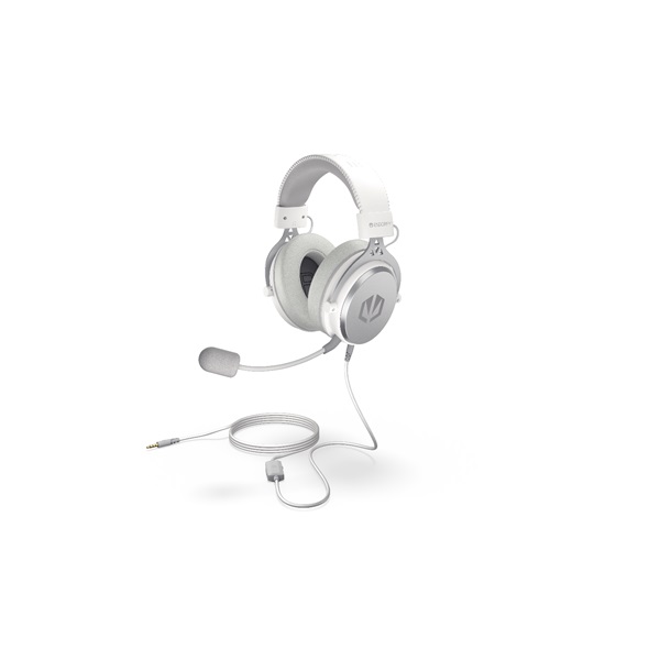 Endorfy Fejhallgató - VIRO Plus USB Onyx (7.1 headset -multiplatform -mikrofon -53mm driver -hangkártya -2,9m -fehér)