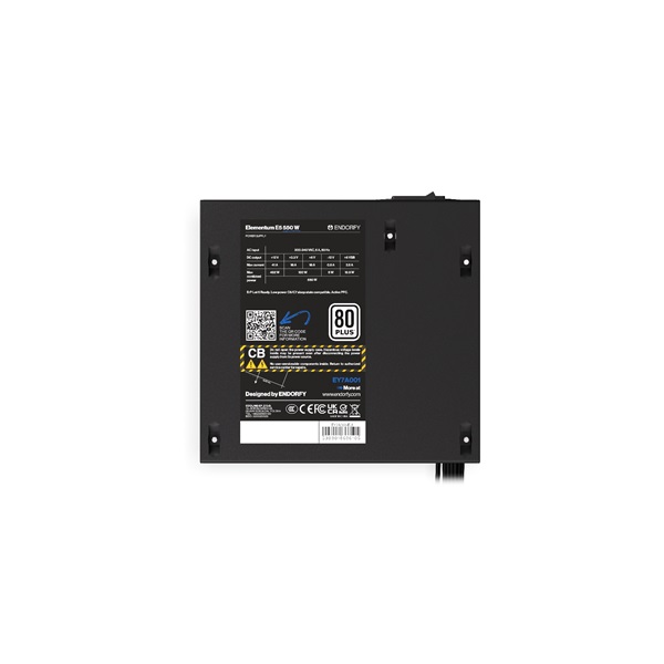 Endorfy Tápegység - Elementum E5 550 W (fekete)