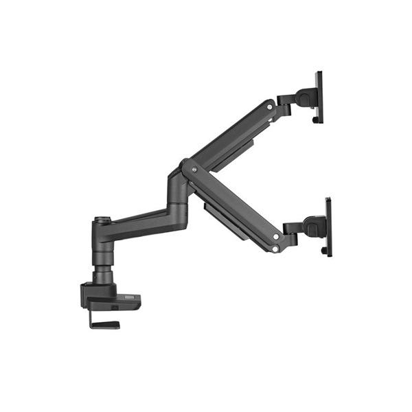 Equip Monitor Asztali konzol - 650182 (17"-35" -2 monitor -dönthető -forgatható -Max.: 2x20kg -fekete)