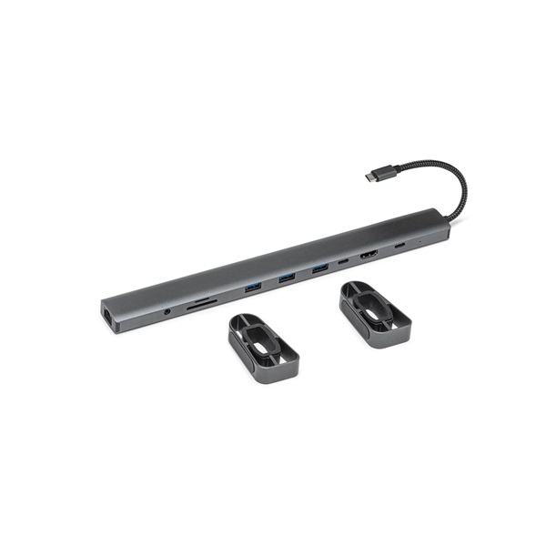 Bluestork USB Hub - HUB-OFFICE-PRO (USB-C to 3xUSB-A 3.0 port + 1xUSB-C + 1xHDMI + 1xRJ45, SD, TF 3,5 Jack, PD 100W)