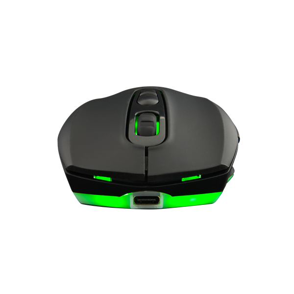 The G-Lab Vezeték nélküli Gamer Egér - KULT-KRYPTON (6400 DPI, 2,4Ghz + BT, 7 gomb, 250Hz, RGB LED, fekete)