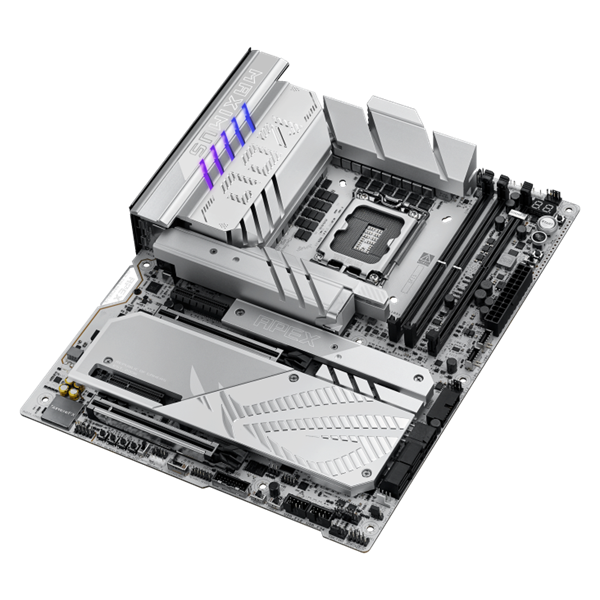 Asus Alaplap - Intel ROG MAXIMUS Z890 APEX LGA1851 (Z890, ATX, 4xDDR5 9600+MHz, 4xSATA3, 6xM.2, 2xThunderbolt)