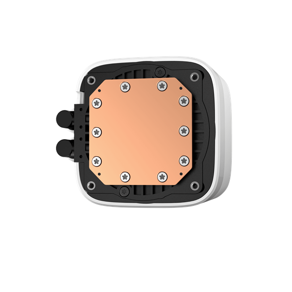 DeepCool CPU Water Cooler - LD360 WH (max 21dB; max. 122,39 m3/h; 3x12cm, LED kijelző, fehér)
