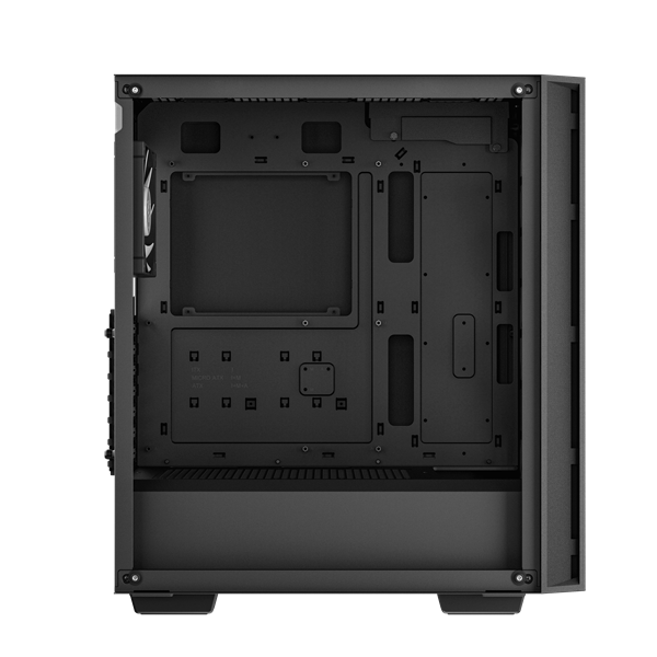 DeepCool Számítógépház - MATREXX55 MESH V4 C (fekete, ablakos, 3x14cm + 1x12cm A-RGB venti, ATX, 1xUSB3.0, Type-C)