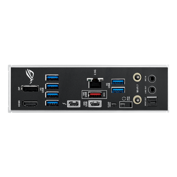 Asus Alaplap - Intel ROG STRIX B860-F GAMING WIFI s1851 (B860, 4xDDR5 9066+MHz, 4xSATA3, 4xM.2, HDMI+DP+Thunderbolt4)