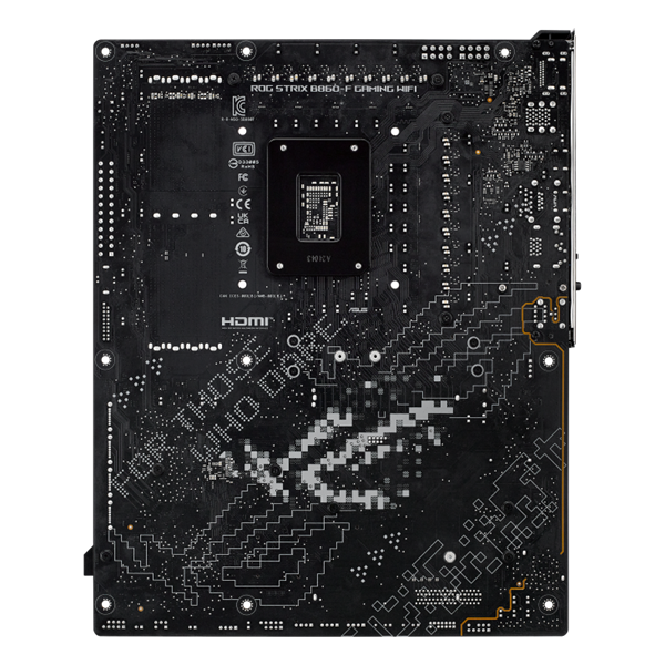 Asus Alaplap - Intel ROG STRIX B860-F GAMING WIFI s1851 (B860, 4xDDR5 9066+MHz, 4xSATA3, 4xM.2, HDMI+DP+Thunderbolt4)