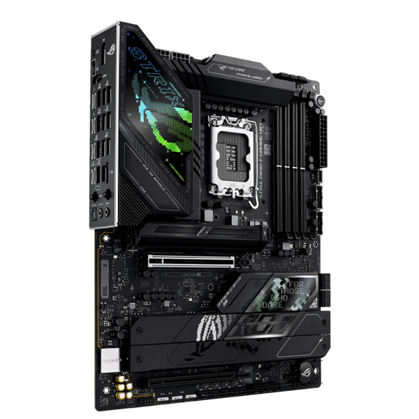 Asus Alaplap - Intel ROG STRIX Z890-F GAMING WIFI LGA1851 (Z890, ATX, 4xDDR5 8600+MHz, 4xSATA3, 5xM.2, HDMI+DP)