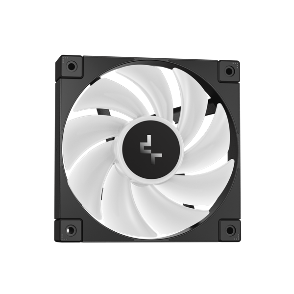 DeepCool CPU Water Cooler - LP360 (max 21dB; max. 122,39 m3/h; 3x12cm, LED kijelző, fekete)