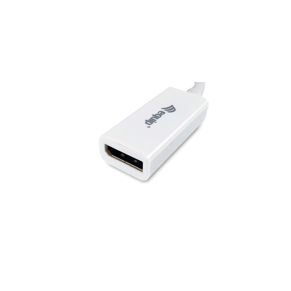 Equip Átalakító - 133440 (MiniDP - DisplayPort -apa/anya -fehér)