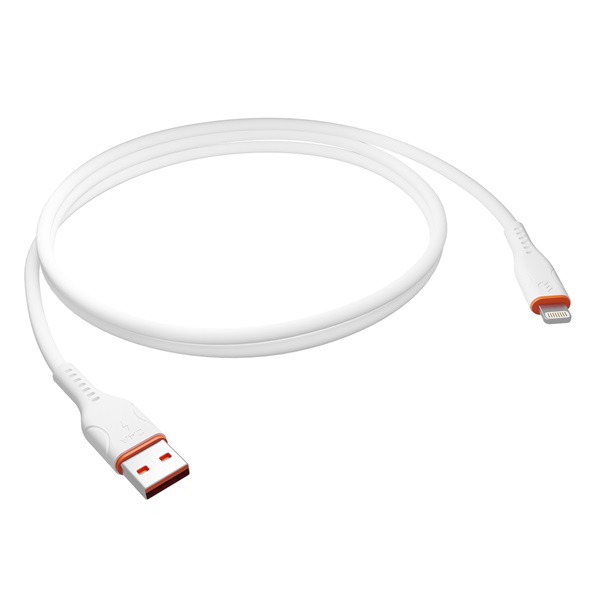S-Link kábel - SL-X207E (2A, 12W, Gyorstöltés, Lightning, adat+töltőkábel, fehér)
