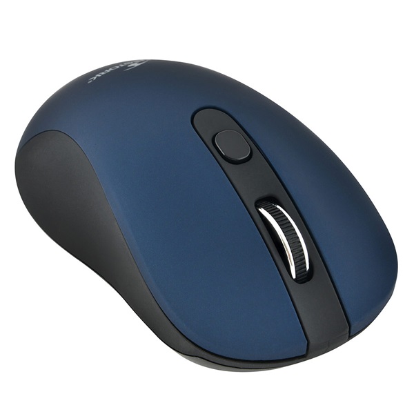Bluestork Vezeték nélküli Egér - M-WL-OFF60-BLUE (1600 DPI, 6 gomb, optikai, kék)