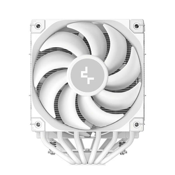 DeepCool CPU Cooler - AK620 DIGITAL PRO WH (25 dB; max, 103,45 m3/h; 4pin csatlakozó, 6 db heatpipe, 2x12cm, PWM, fehér)