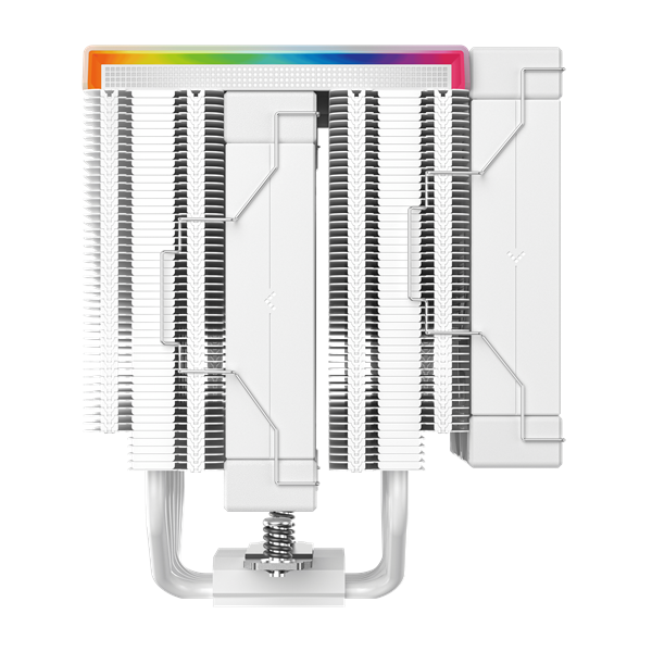 DeepCool CPU Cooler - AK620 DIGITAL PRO WH (25 dB; max, 103,45 m3/h; 4pin csatlakozó, 6 db heatpipe, 2x12cm, PWM, fehér)