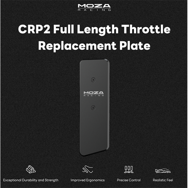 Moza Racing kiegészítő - CRP2 Full Length Throttle Replacement Plate