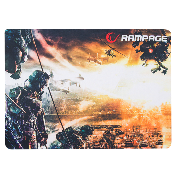 Rampage Egérpad - 300350 (350x250x2mm; fekete)