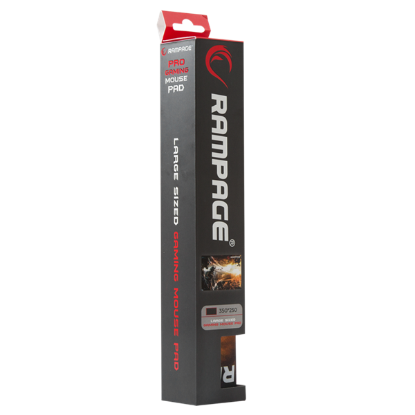Rampage Egérpad - 300350 (350x250x2mm; fekete)