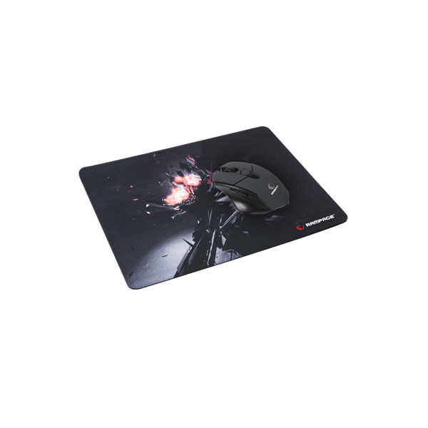 Rampage Egérpad - Combat Zone (270x350x3mm; fekete)