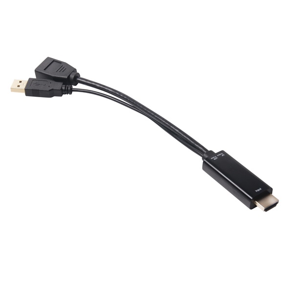 Club 3D Átalakító - CAC-2330 (HDMI to DisplayPort, 4K30Hz, FHD120Hz, USB-A táp)
