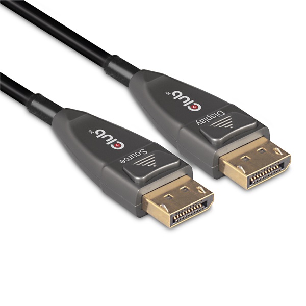 Club 3D Kábel - CAC-1079 (DisplayPort 1.4 Aktív Optikai Egyir. M/M, 8K@60Hz, 20m)
