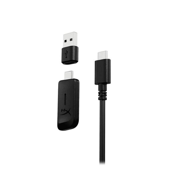 HyperX Fejhallgató - Cloud III Wireless (Vezeték nélküli, USB, fekete/fekete)