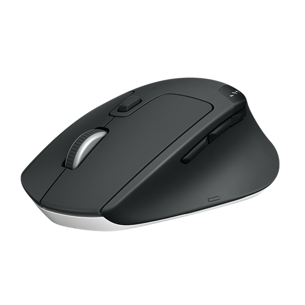 Logitech Egér - M720 Thriatlon (Vezeték nélküli, Bluetooth csatlakozás, 1000 DPI, 8 gomb, fekete)