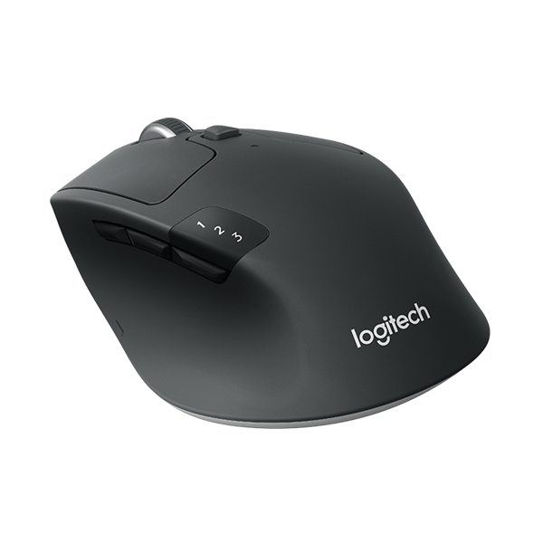 Logitech Egér - M720 Thriatlon (Vezeték nélküli, Bluetooth csatlakozás, 1000 DPI, 8 gomb, fekete)