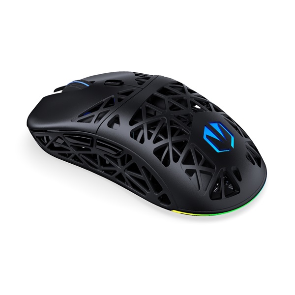 Endorfy Wireless Egér - LIV (Honeycomb, 26 000 DPI, ARGB, PixArt PAW3311, optikai, fekete)