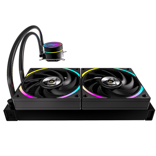 Formula CPU Water Cooler - Oasis L240 ARGB BK (2x12cm, ARGB LED, fekete)