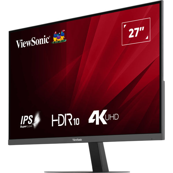 ViewSonic Monitor 27" - VA2708-4K-HD (IPS, UHD, 4ms, 250cd/m2, HDMI, DP, VESA)