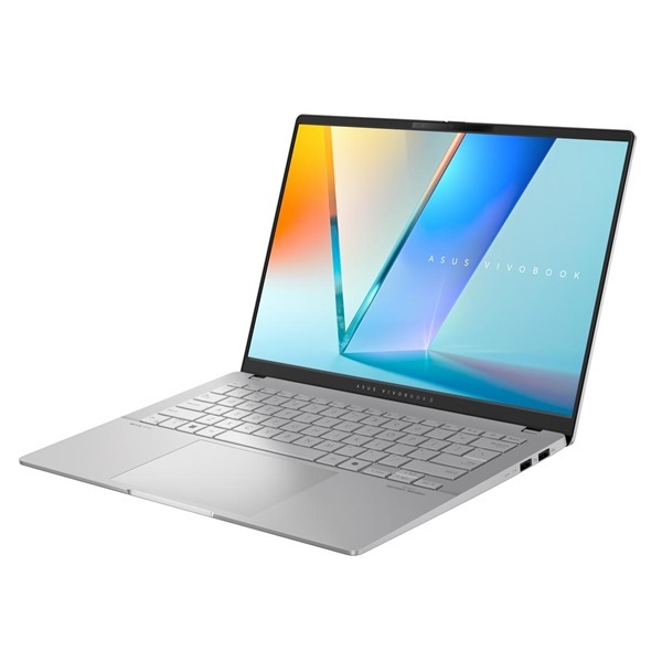 ASUS Notebook - CONS NB Vivobook S14 M5406KA-QD037 14" WUXGA OLED GL, Ryzen AI 7, 16GB, 1TB M.2, INT, NOOS, Ezüst