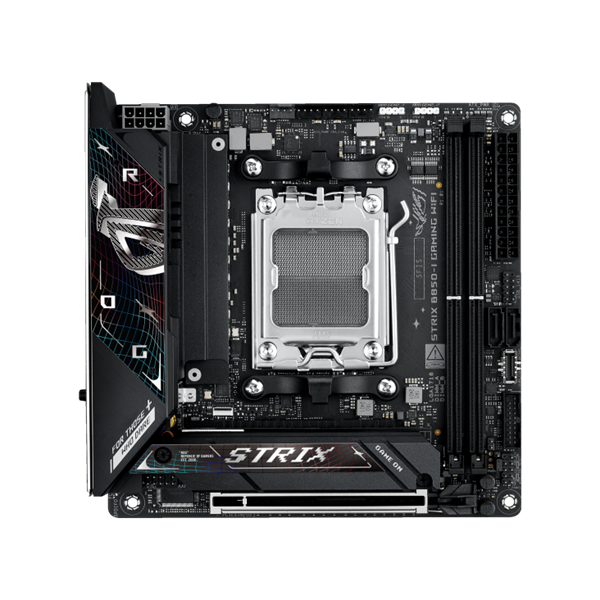 Asus Alaplap - AMD ROG STRIX B850-I GAMING WIFI AM5 (B850, ATX, 2xDDR5 8400+MHz, 2xSATA3, 2x M.2, HDMI+USB-C)