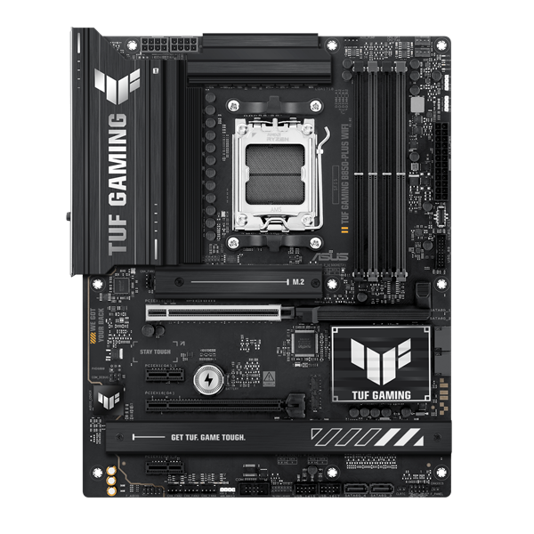 Asus Alaplap - AMD TUF GAMING B850-PLUS WIFI AM5 (B850, ATX, 4xDDR5 8000+MHz, 4xSATA3, 3x M.2, HDMI+DP)
