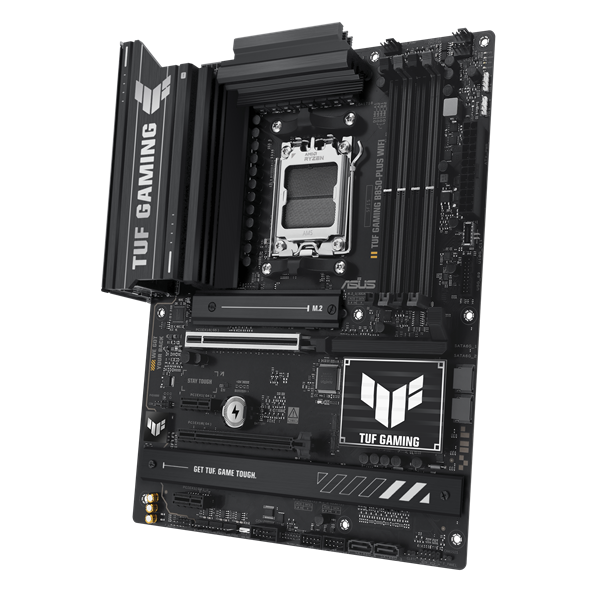 Asus Alaplap - AMD TUF GAMING B850-PLUS WIFI AM5 (B850, ATX, 4xDDR5 8000+MHz, 4xSATA3, 3x M.2, HDMI+DP)
