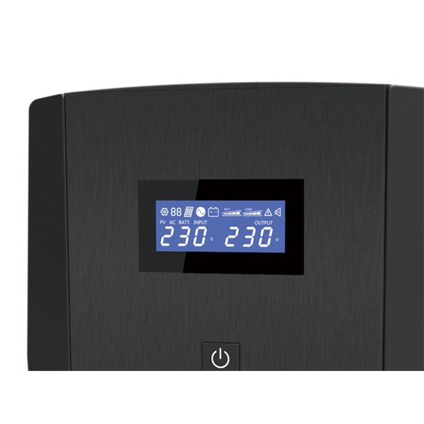 Conceptronic Szünetmentes 1500VA - ZEUS08E (6x IEC C13, line-interaktív, RJ45 vonalvédelem, HID USB, fekete)
