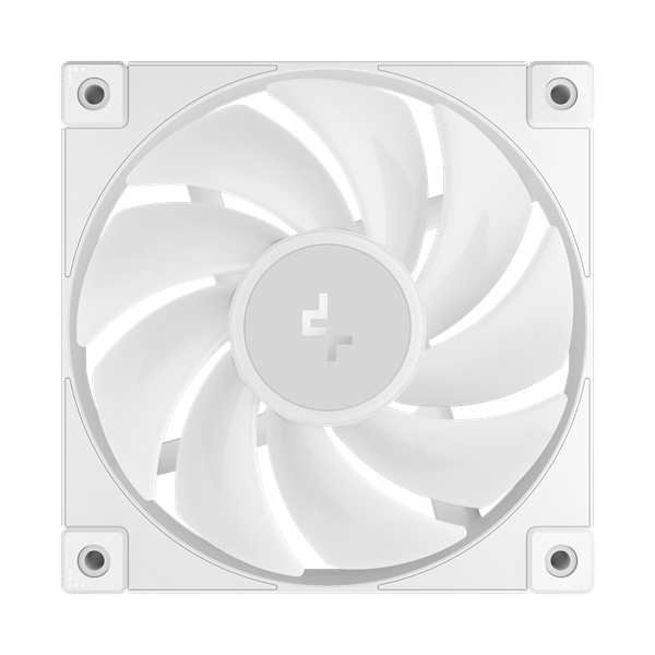 DeepCool Cooler 12cm - FD12 ARGB WH (27,6dB; max. 109,07 m3/h; 3pin csatlakozó; hydro bearing, ház hűtésre, PWM, fehér)